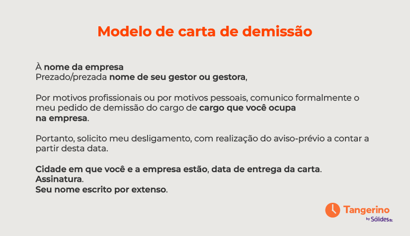 Carta de Demissão: Veja os Modelos e Aprenda Como Fazer | Tangerino