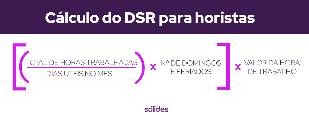 como calcular DSR para horistas